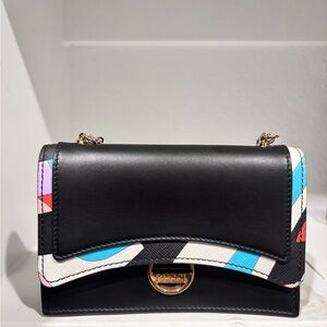 Emilio Pucci Shoulder Bag multi color Leather mini bag